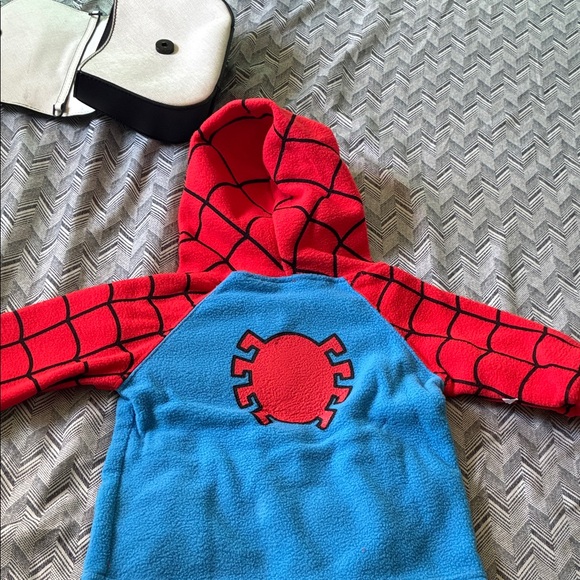 Marvel Superhero Costume Hoodie - Red and Blue - Picture 2 of 6